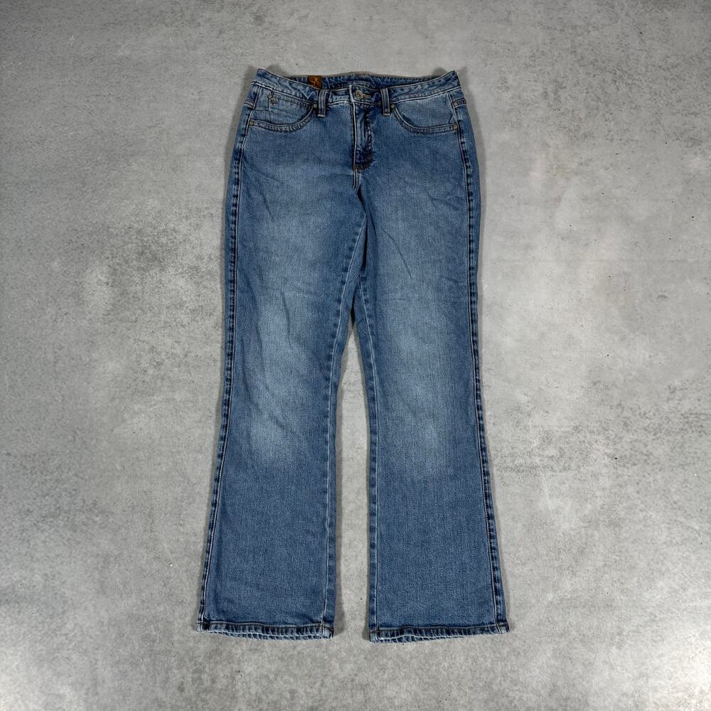 Wrangler Aura Flared Bootcut Jeans Medium Wash - Size: 30